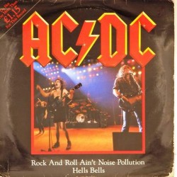 Пластинка AC/DC Rock and roll ain't noise pollution hells bells