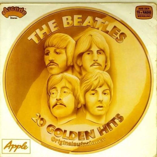 Пластинка Beatles 20 golden hits