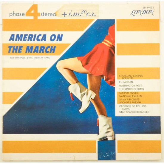 Пластинка Bob Sharples & his military band America on the march