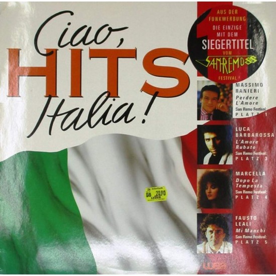 Пластинка Ciao, Hits Italia San Remo '88 Сборник