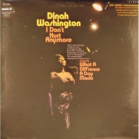 Пластинка Dinah Washington I Don't Hurt Anymore