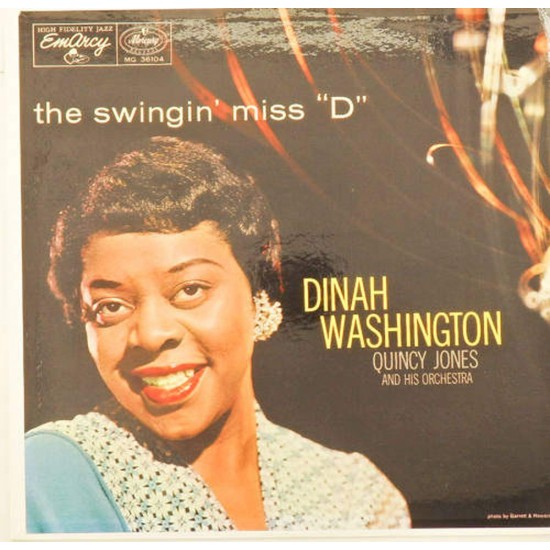 Пластинка Dinah Washington the swingin' miss "D" (with Quincy Jones and his orchestra)