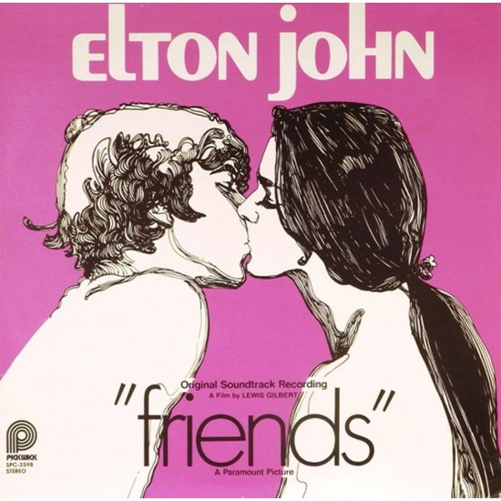 Пластинка Elton John Friends. Original Soundtrack Recording a Film by Lewis Gilbert