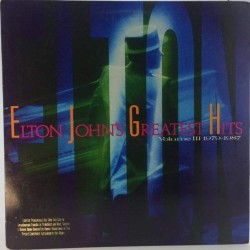 Пластинка Elton John Greatest Hits Volume III 1979-1987