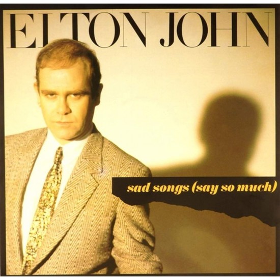 Пластинка Elton John Sad songs (say so much) / Asimple man (maxi-single, 45rpm)