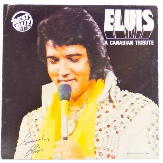 Пластинка Elvis Presley A Canadian tribute