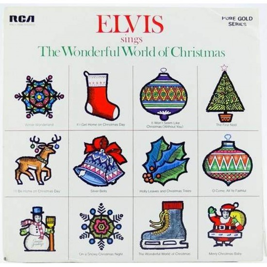 Пластинка Elvis Presley Elvis sings the wonderful world of Christmas