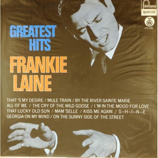 Пластинка Frankie Laine Greatest Hits