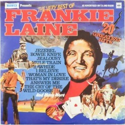 Пластинка Frankie Laine The very best. 20 greatest hits