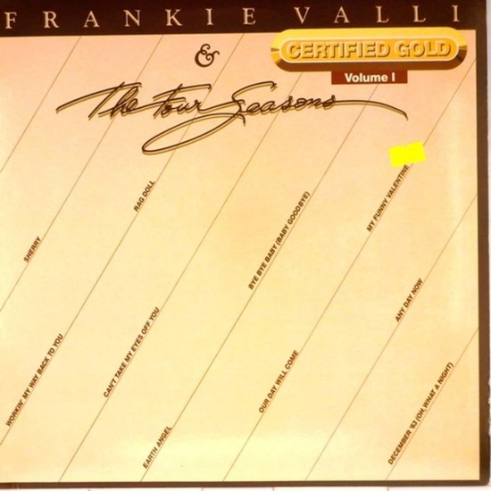 Пластинка Frankie Valli Certified Gold. Volume I