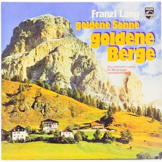 Пластинка Franzl lang Goldene Sonne, goldene Berge