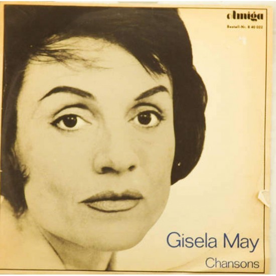 Пластинка Gisela May Chansons