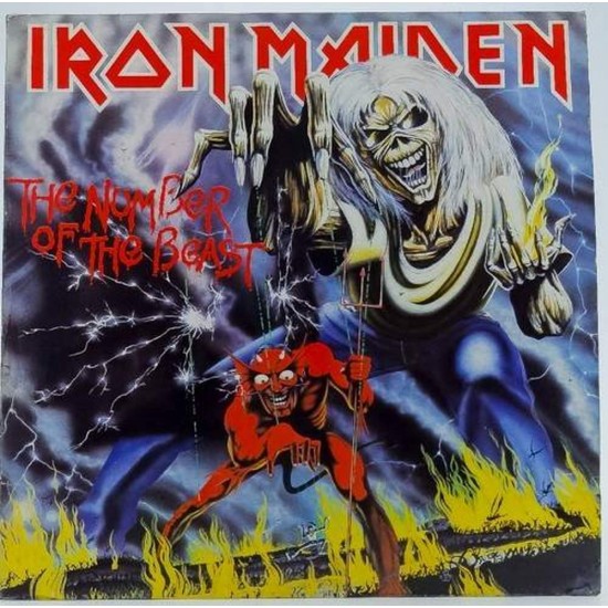 Пластинка Iron Maiden The number of the beast