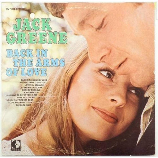 Пластинка Jack Greene Back in the arms of love