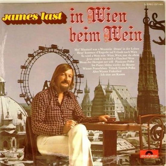 Пластинка James Last in Wien beim Wein