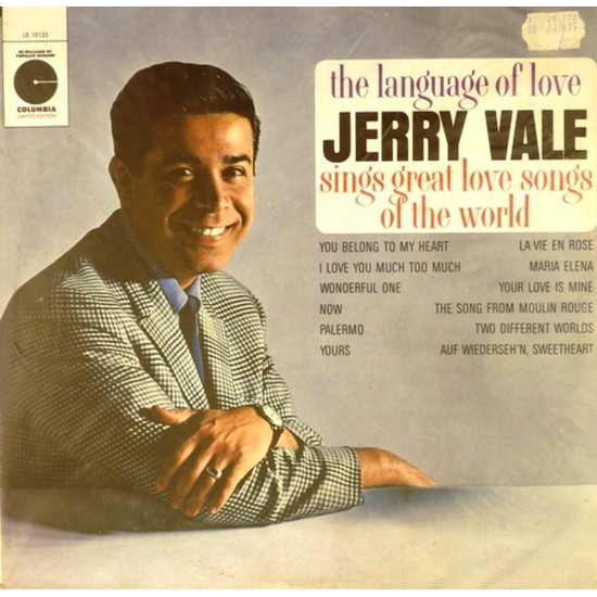 Пластинка Jerry Vale Jerry Vale Sings The Great Love Songs