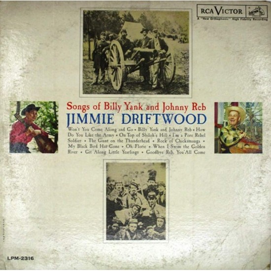 Пластинка Jimmy Driftwood Songs Of Billy Yank And Johnny Reb