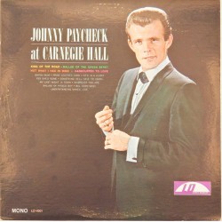 Пластинка Johnny Paycheck Johnny Paycheck at Carnegie Hall