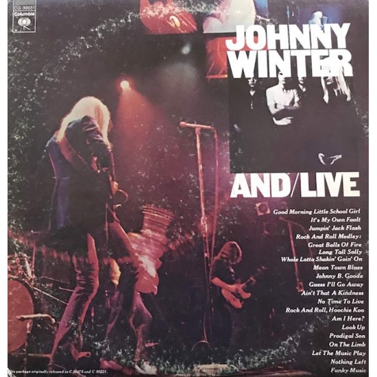 Пластинка Johnny Winter And/Live ( 2 LP )