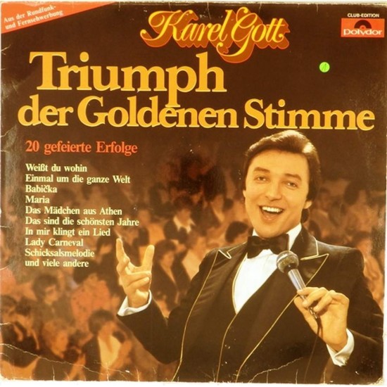 Пластинка Karel Gott Triumph Der Goldenen Stimme