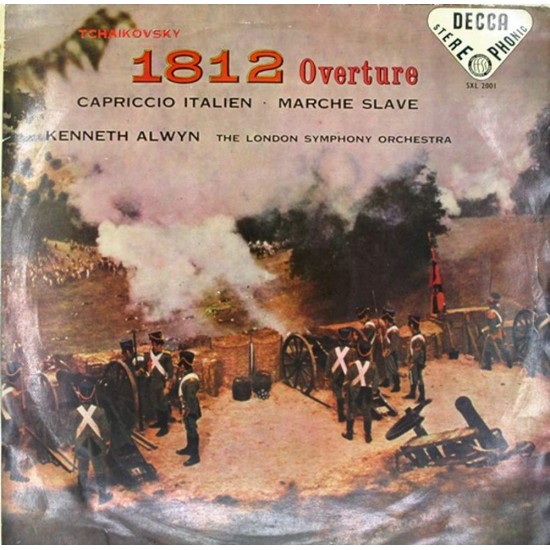 Пластинка Kenneth Alwyn, The London Symphony Orchestra (Pyotr Ilyich Tchaikovsky)- 1812 Overture · Capriccio Italien · Marche Slave