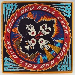 Пластинка Kiss Rock and Roll Over (Диск искривлен, дефекты в звучании)