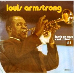 Пластинка Louis Armstrong La vie en rose c'est si bon. LP4