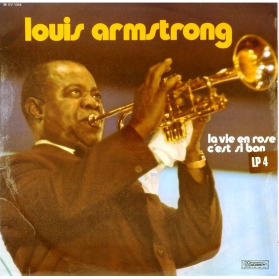 Пластинка Louis Armstrong La vie en rose c'est si bon. LP4