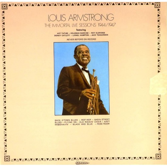 Пластинка Louis Armstrong The immortal live sessions 1944/1947