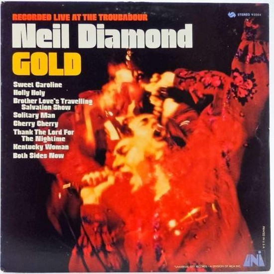 Пластинка Neil Diamond Gold: Recorded Live at the Troubadour