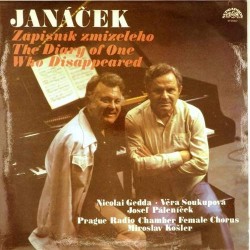 Пластинка Nicolai Gedda (tenor), Vera Soukupova (alto), Jizef Palenicek (piano) Leos Janacek