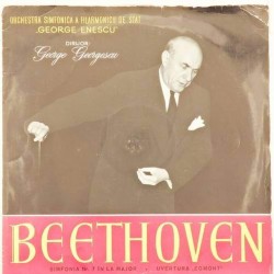 Пластинка Orchestra Simfonică A Filarmonicii De Stat „George Enescu“. Dirijor : George Georgescu Beethoven ‎– Simfonia Nr. 5 În Do Minor • Uvertura „Coriolan“