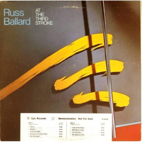 Пластинка Russ Ballard At the third stroke