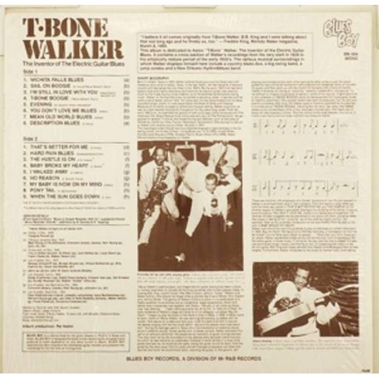 Пластинка T-Bone Walker The Inventor of the Electric Guitar Blues