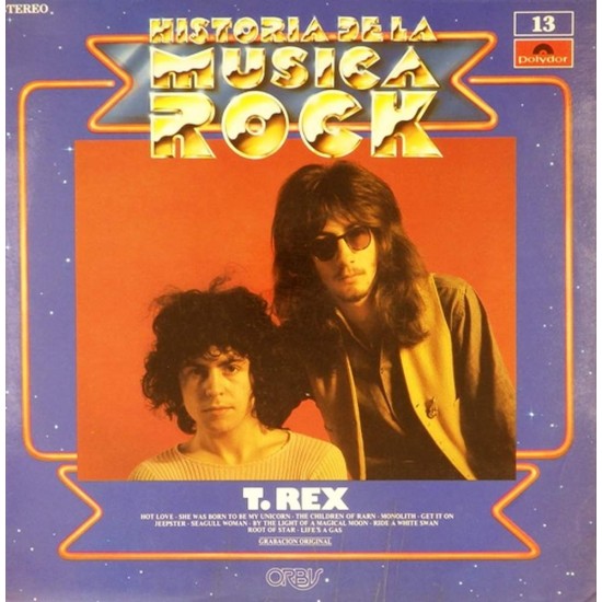 Пластинка T.Rex Historia de la musica Rock