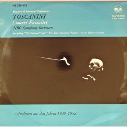 Пластинка Toscanini, NBC Symphony Orchestra Concert Favorites (2 LP)