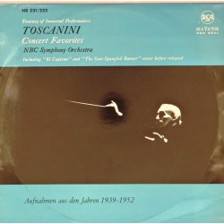 Пластинка Toscanini, NBC Symphony Orchestra Concert Favorites (2 LP)